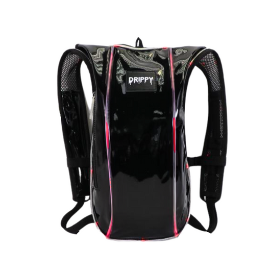 Midnight Black LED hydration pack for raves and festivals
