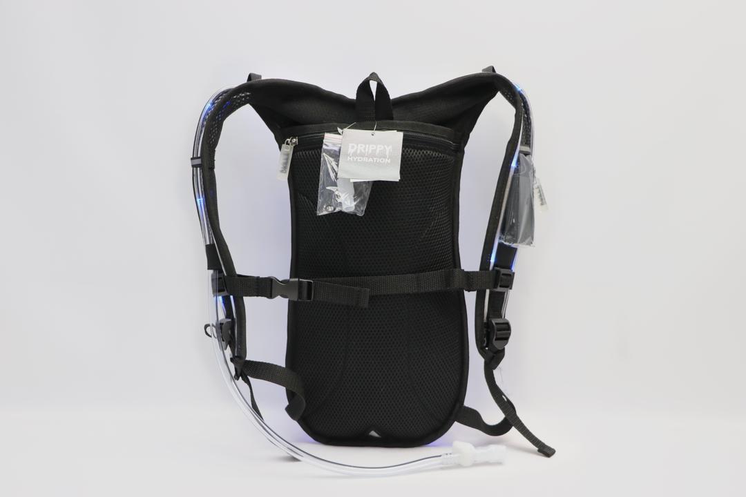 Midnight Black LED Hydration Rave & Festival Bag